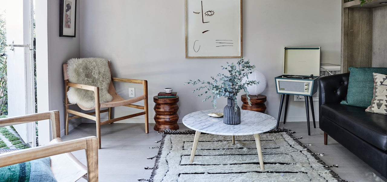 Interior by a1000xbetter featuring the Cierzo rug. Photographed by Jenna Peffley