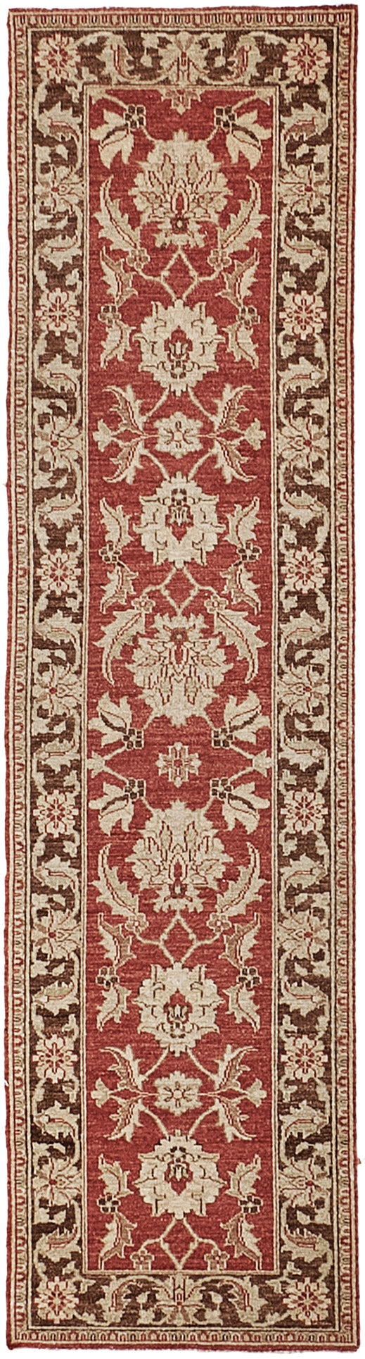 Natural Dye Sultanabad Runner - narrow runner - one-of-a-kind handmade area rug [#2]