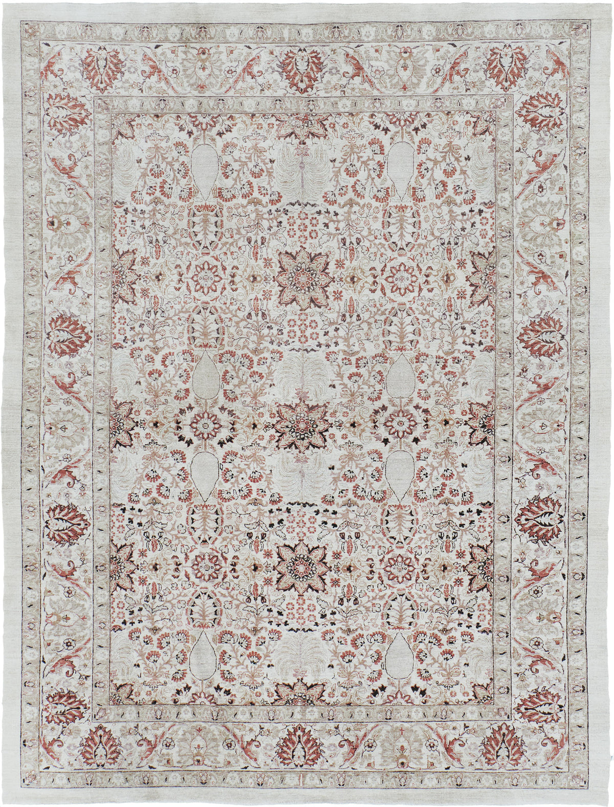 Natural Dye Tabriz Hadji Jalili Revival - artisan revival weave - one-of-a-kind handmade area rug