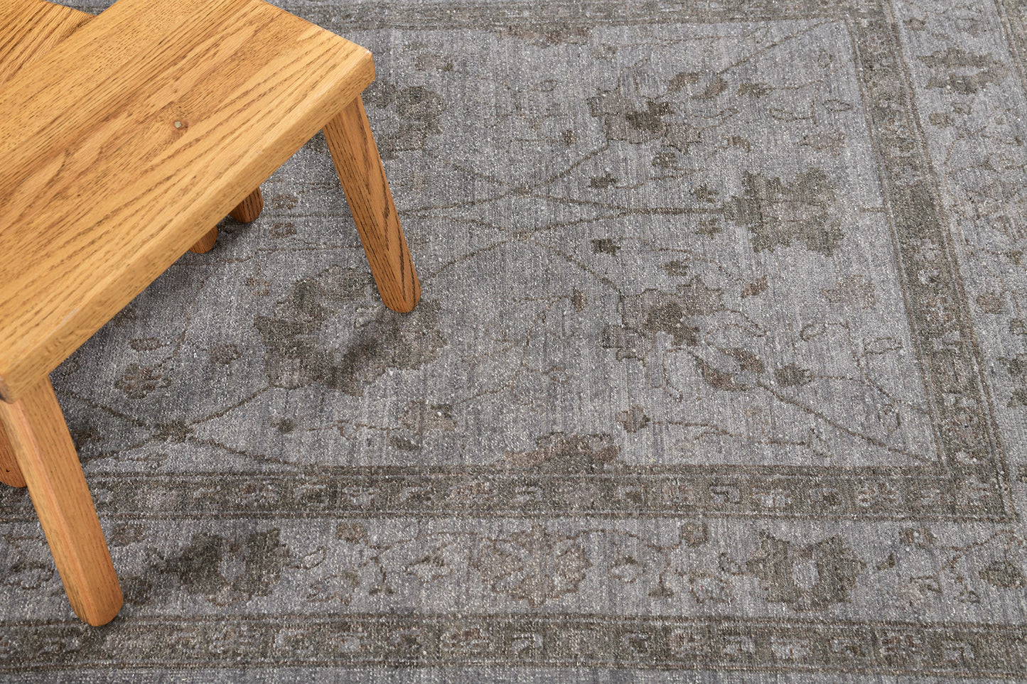 Overdyed Agra Design Rug