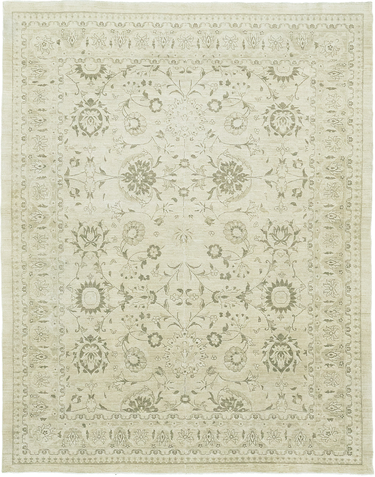 Vintage Style Sultanabad Revival Rug - artisan revival weave - one-of-a-kind handmade area rug [#27]