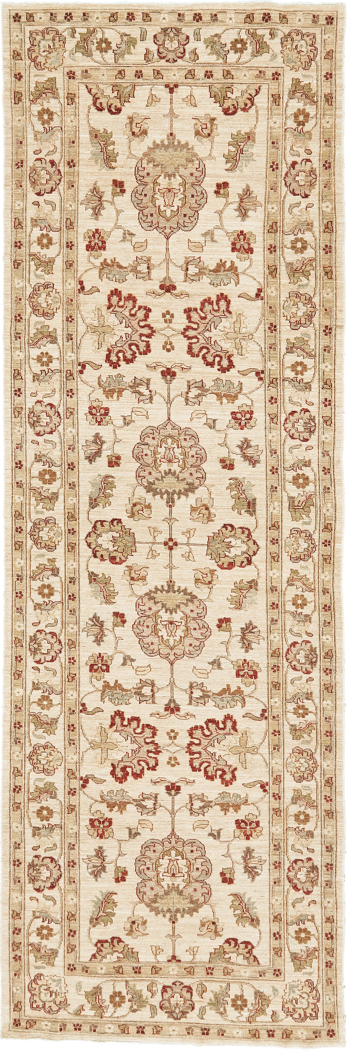 Natural Dye Sultanabad Design Runner Divine - narrow runner - one-of-a-kind handmade area rug (3)