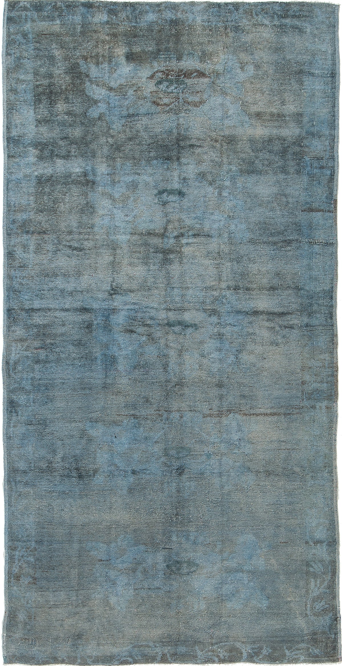Overdyed Vintage Turkish Anatolian Runner - hand-knotted in Turkey - one-of-a-kind handmade area rug [#6]
