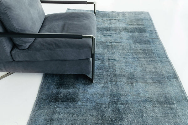 Overdyed Vintage Turkish Anatolian Runner - hand-knotted in Turkey - full length showing color variation [#6]