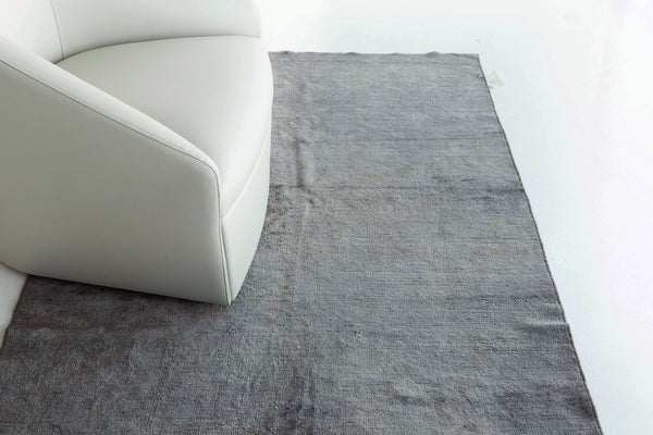 Overdyed Vintage Turkish Anatolian Runner - hand-knotted in Turkey - close-up of weave texture and pile [#5]