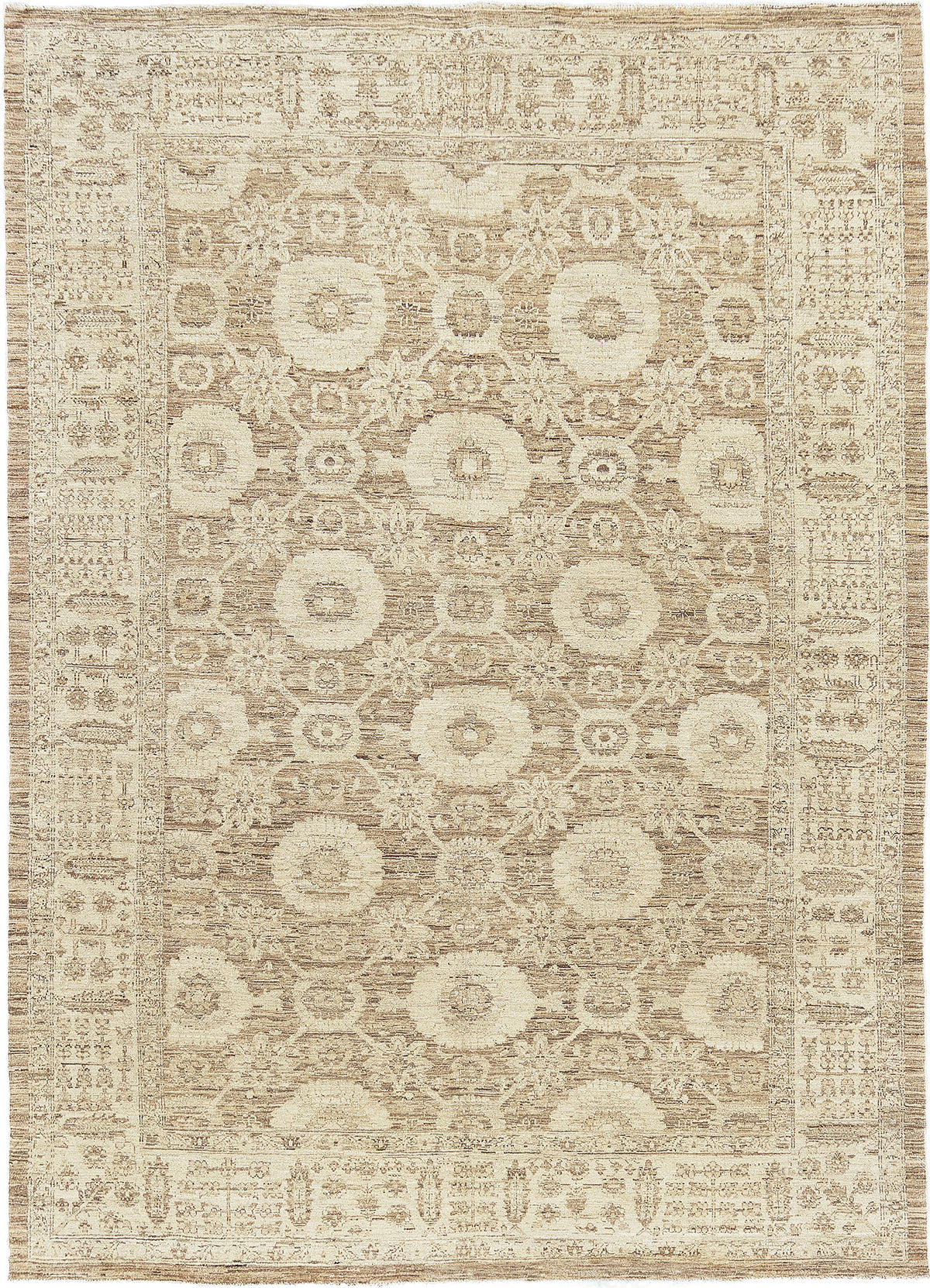 Vintage Style Tabriz Design Rug - one-of-a-kind handmade area rug [#1] (3)