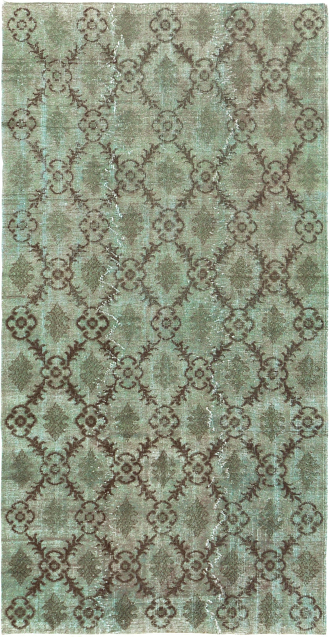Overdyed Vintage Turkish Anatolian Rug - hand-knotted in Turkey - one-of-a-kind handmade area rug [#14]
