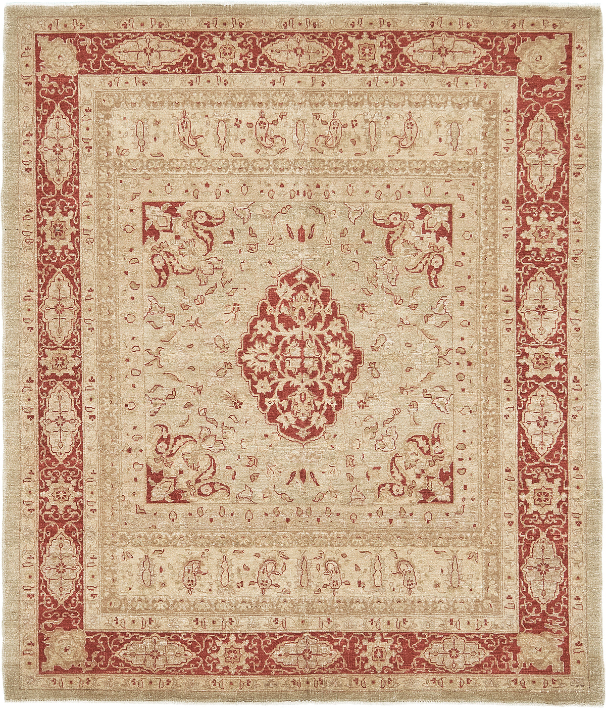 Natural Dye Mohtasham Revival Rug - artisan revival weave - one-of-a-kind handmade area rug