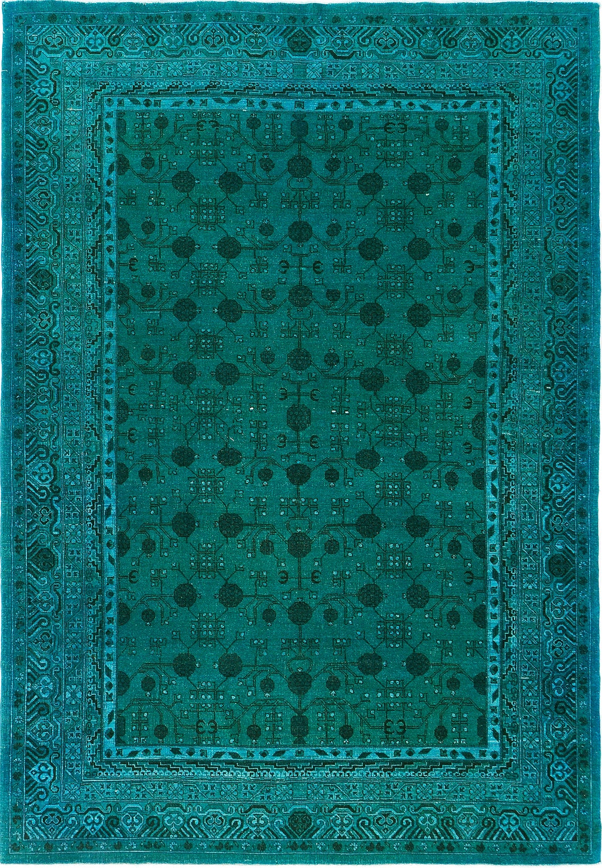 Overdyed Rug Bliss Collection - one-of-a-kind handmade area rug