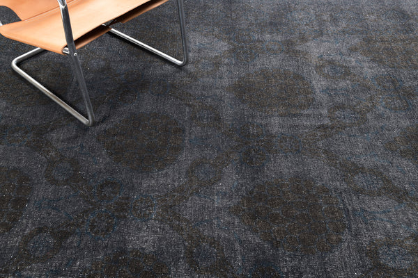 Overdyed Rapture Collection Rug - styled in room setting