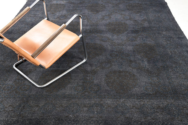 Overdyed Rapture Collection Rug - close-up of weave texture and pile
