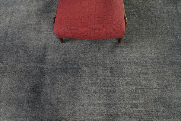 Overdyed Vintage Style Mamluk Revival Rug - artisan revival weave - overhead flat lay view