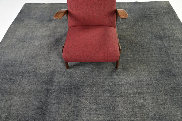 Overdyed Vintage Style Mamluk Revival Rug - artisan revival weave - close-up of weave texture and pile