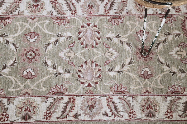 Natural Dye Sultanabad Revival Runner - artisan revival weave - overhead flat lay view [#10]