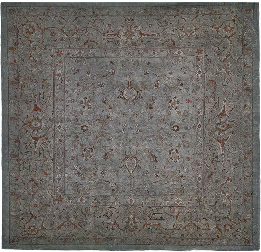 Overdyed Sultanabad Revival Rug