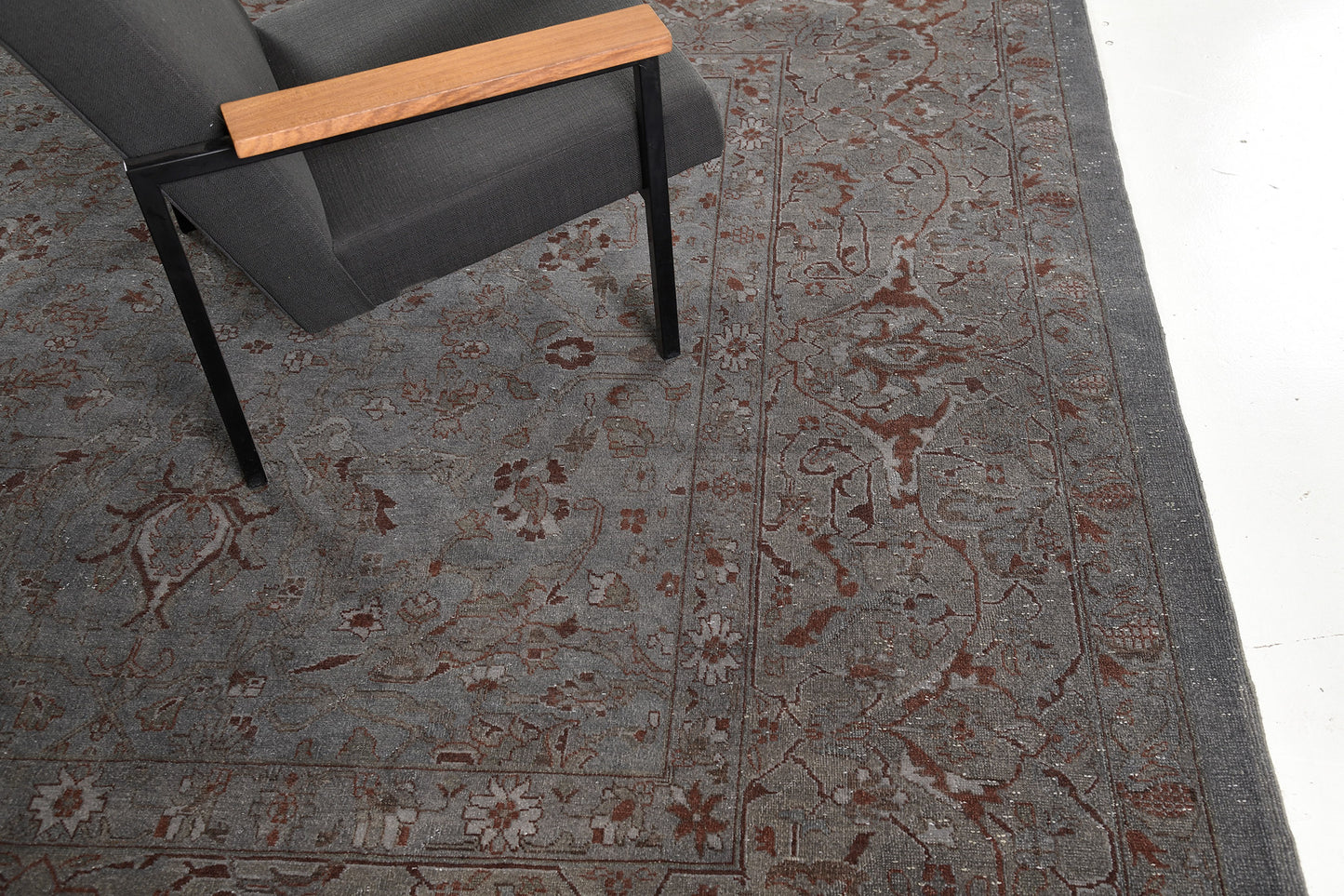 Overdyed Sultanabad Revival Rug