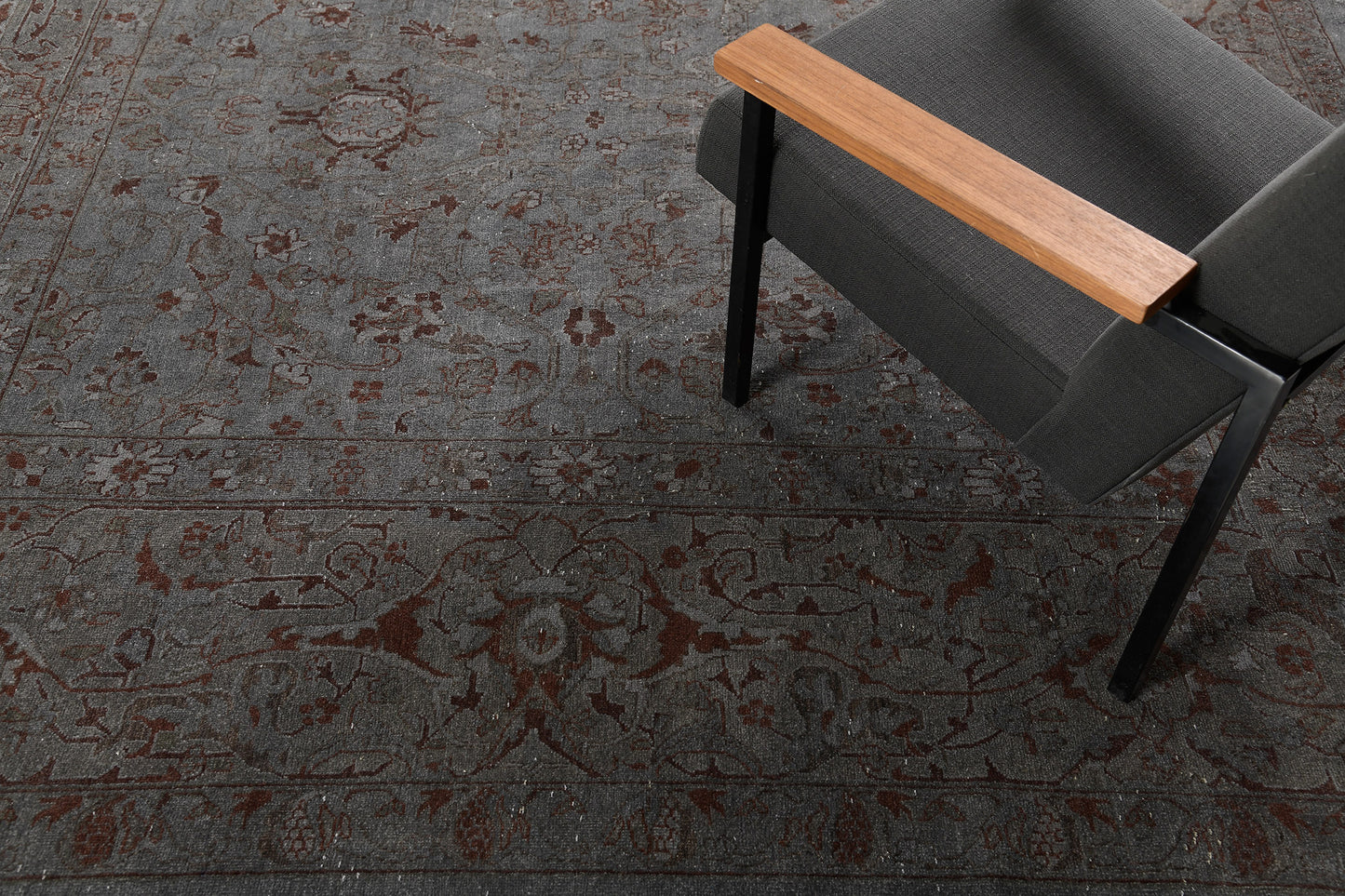 Overdyed Sultanabad Revival Rug