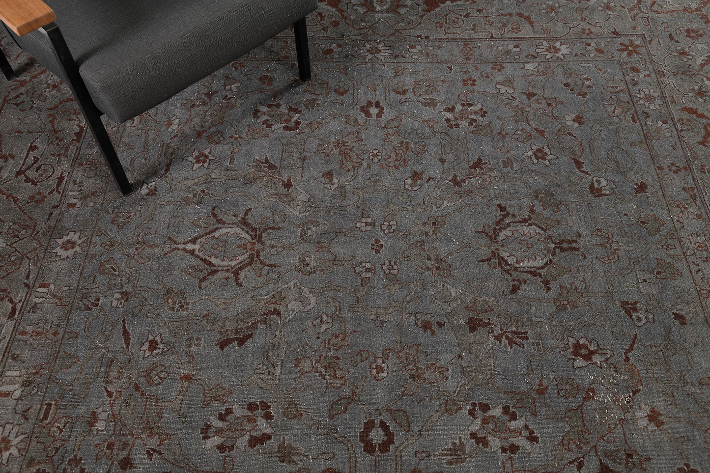 Overdyed Sultanabad Revival Rug