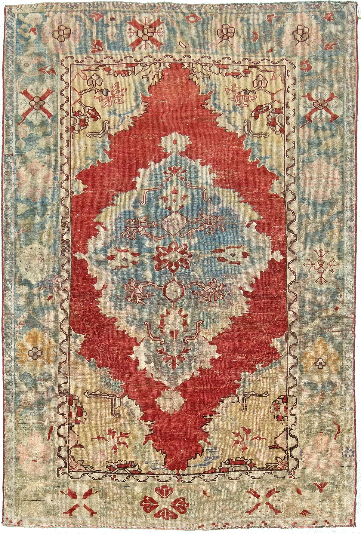 Vintage Turkish Anatolian Rug - hand-knotted in Turkey - one-of-a-kind handmade area rug [#3]
