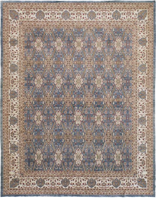 Natural Dye Agra Allover Design Rug Bliss Collection