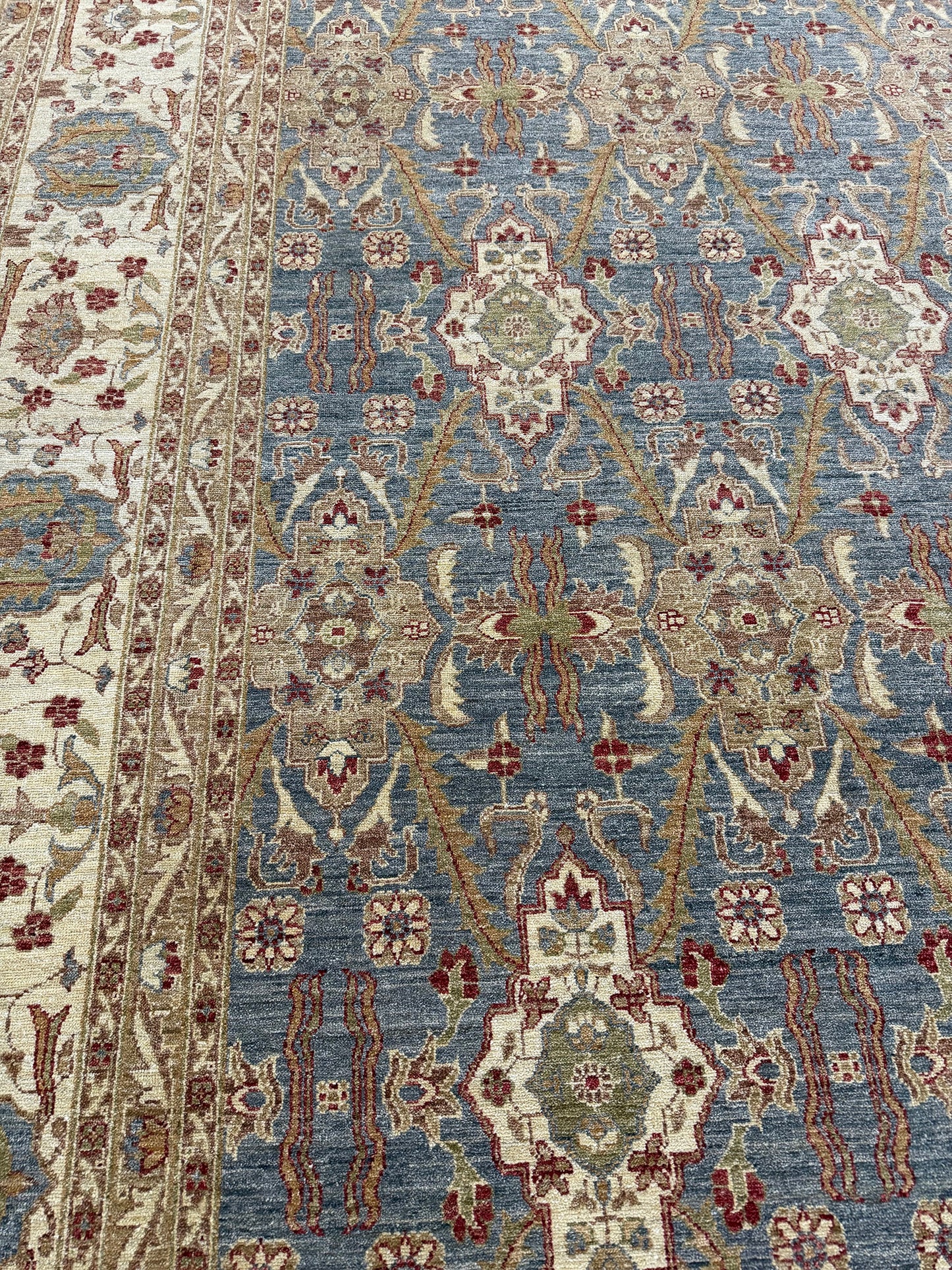 Natural Dye Agra Allover Design Rug Bliss Collection