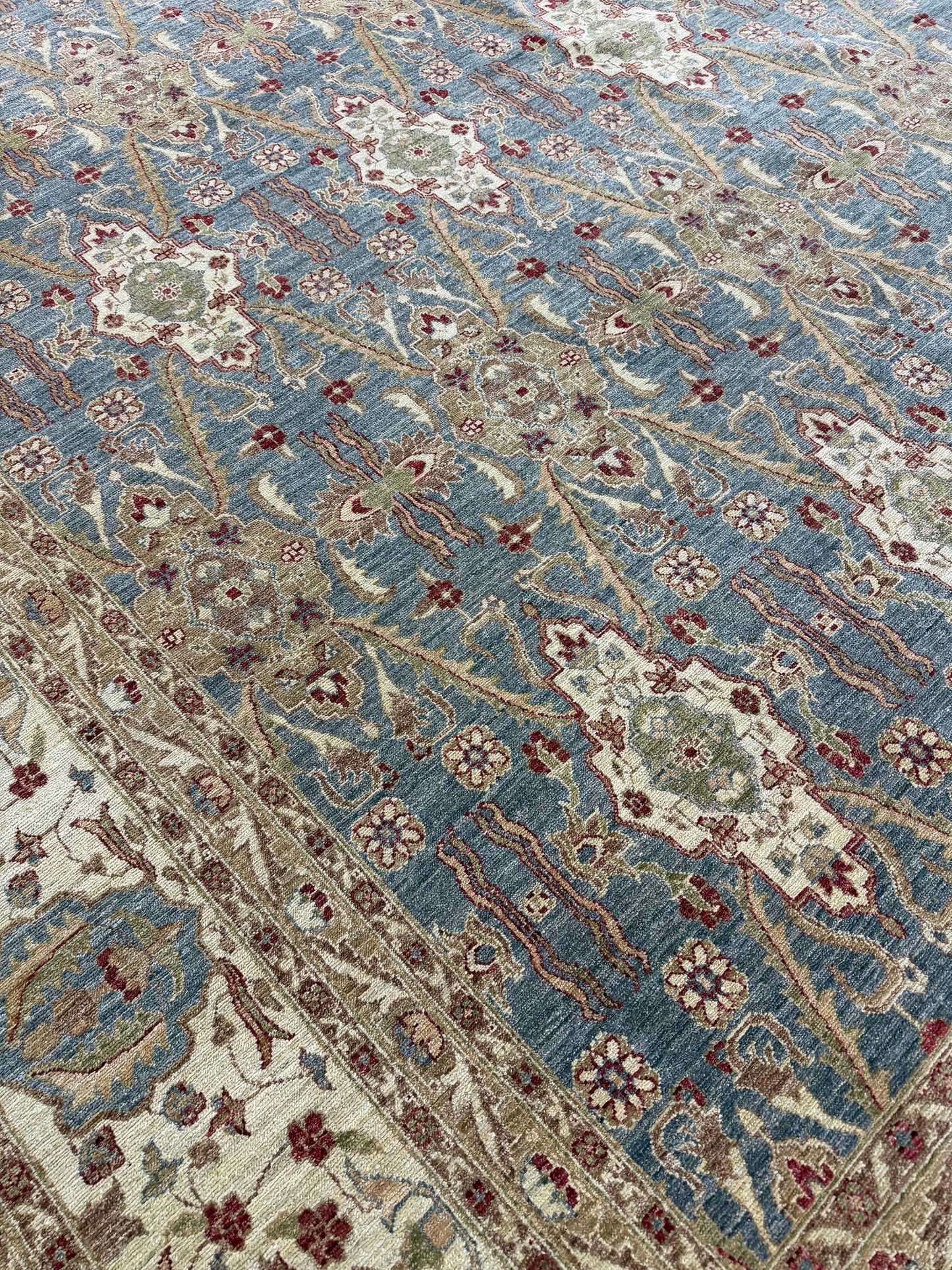 Natural Dye Agra Allover Design Rug Bliss Collection