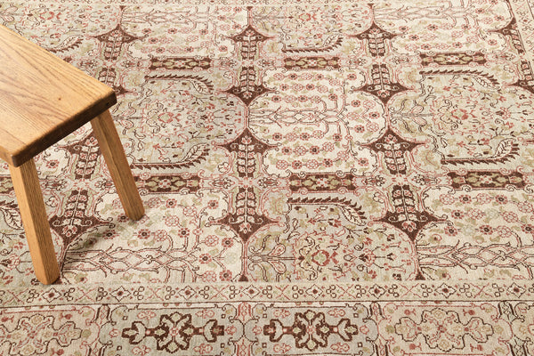Natural Dye Lavar Kerman Design Bliss Collection - styled in room setting (2)