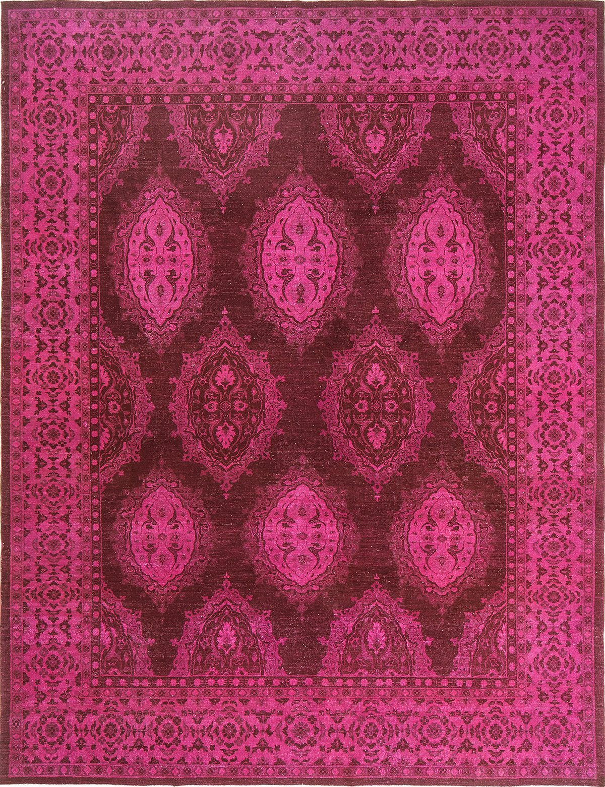 Vintage Style Overdye Collection Rug - overdyed vintage - one-of-a-kind handmade area rug