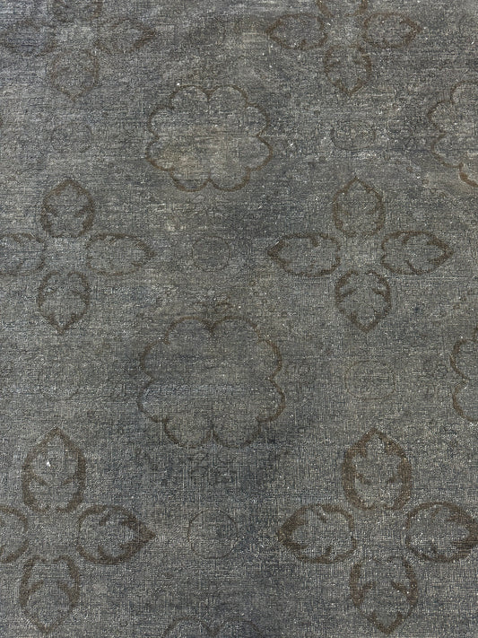 Overdyed Vintage Style Arts and Crafts Rug D5144