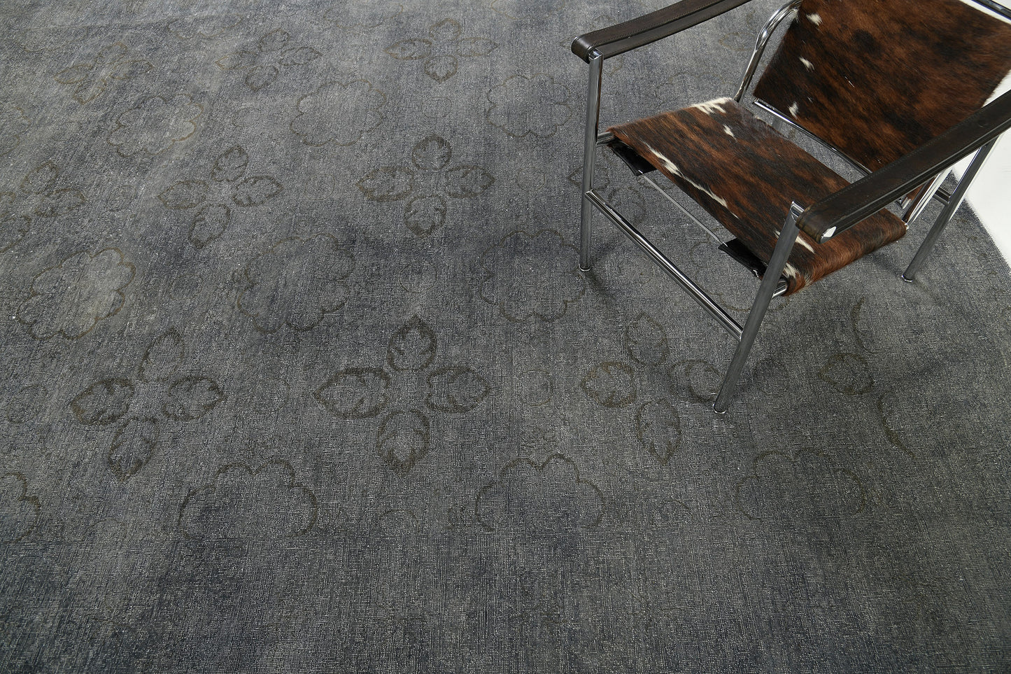 Overdyed Vintage Style Arts and Crafts Rug D5144