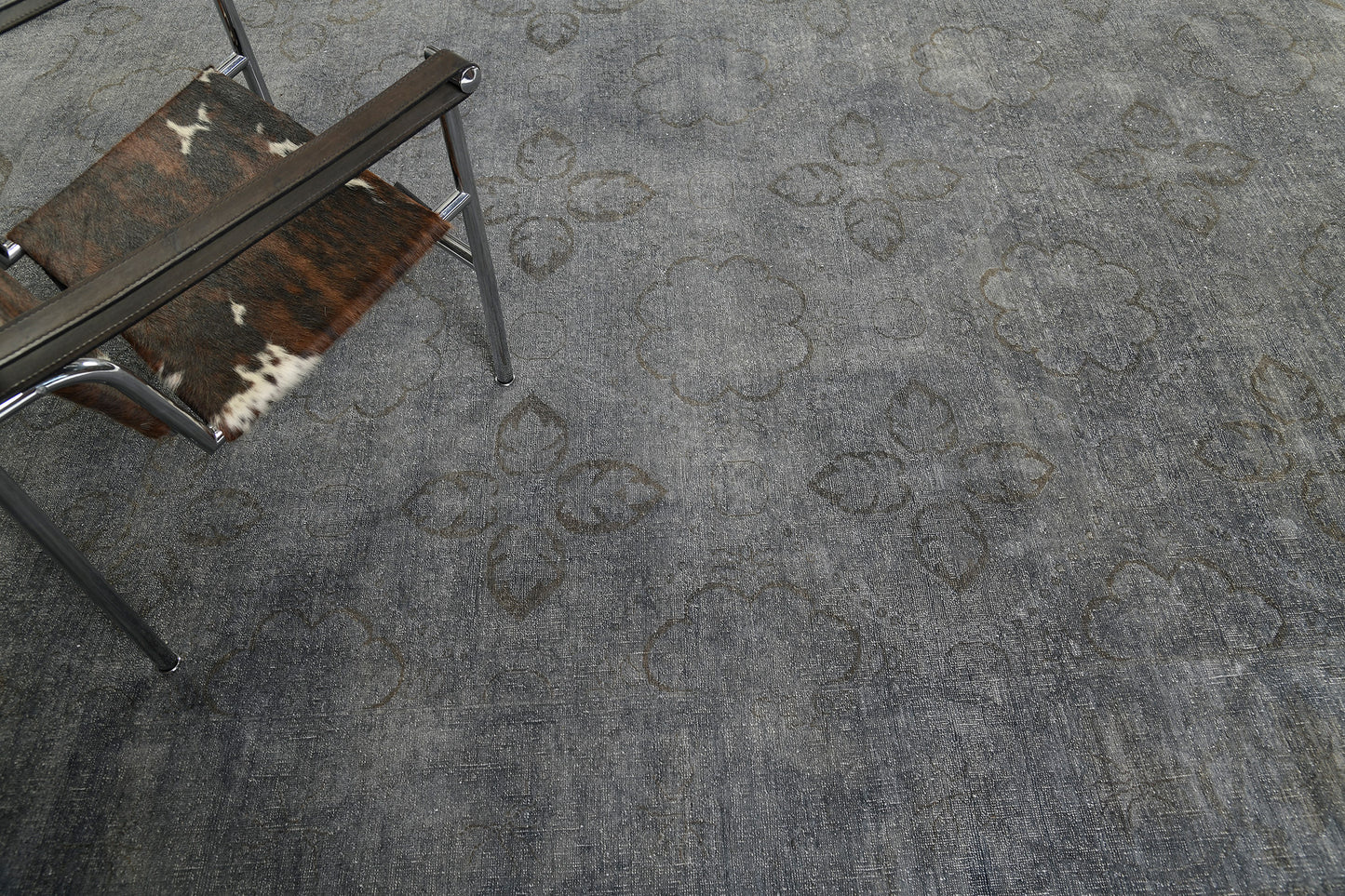 Overdyed Vintage Style Arts and Crafts Rug D5144