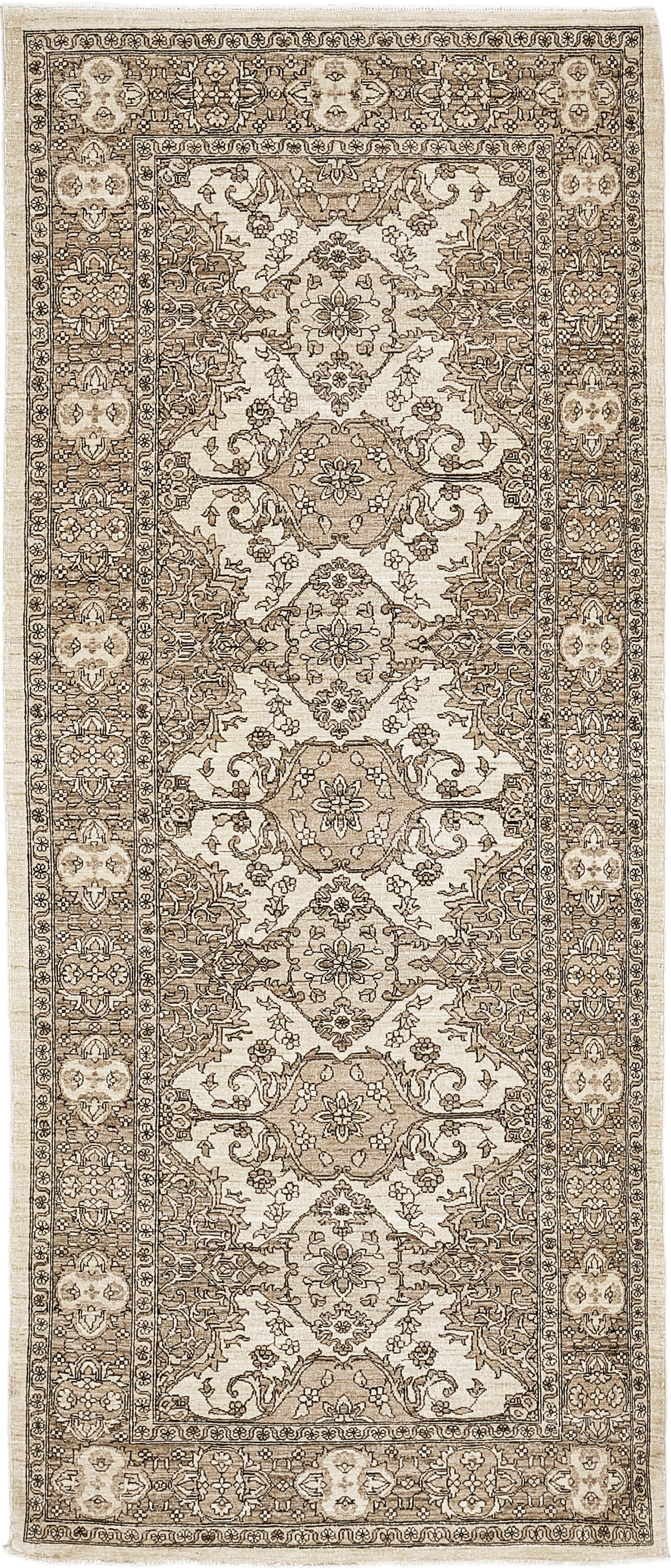 Vintage Style Formal Tabriz Design - one-of-a-kind handmade area rug
