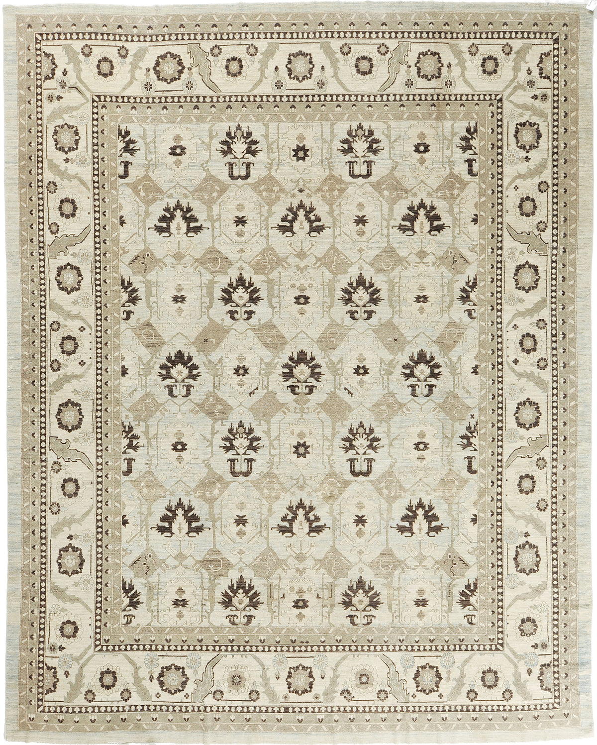 Vintage Style Bakhshaish Design Rug - one-of-a-kind handmade area rug [#2]