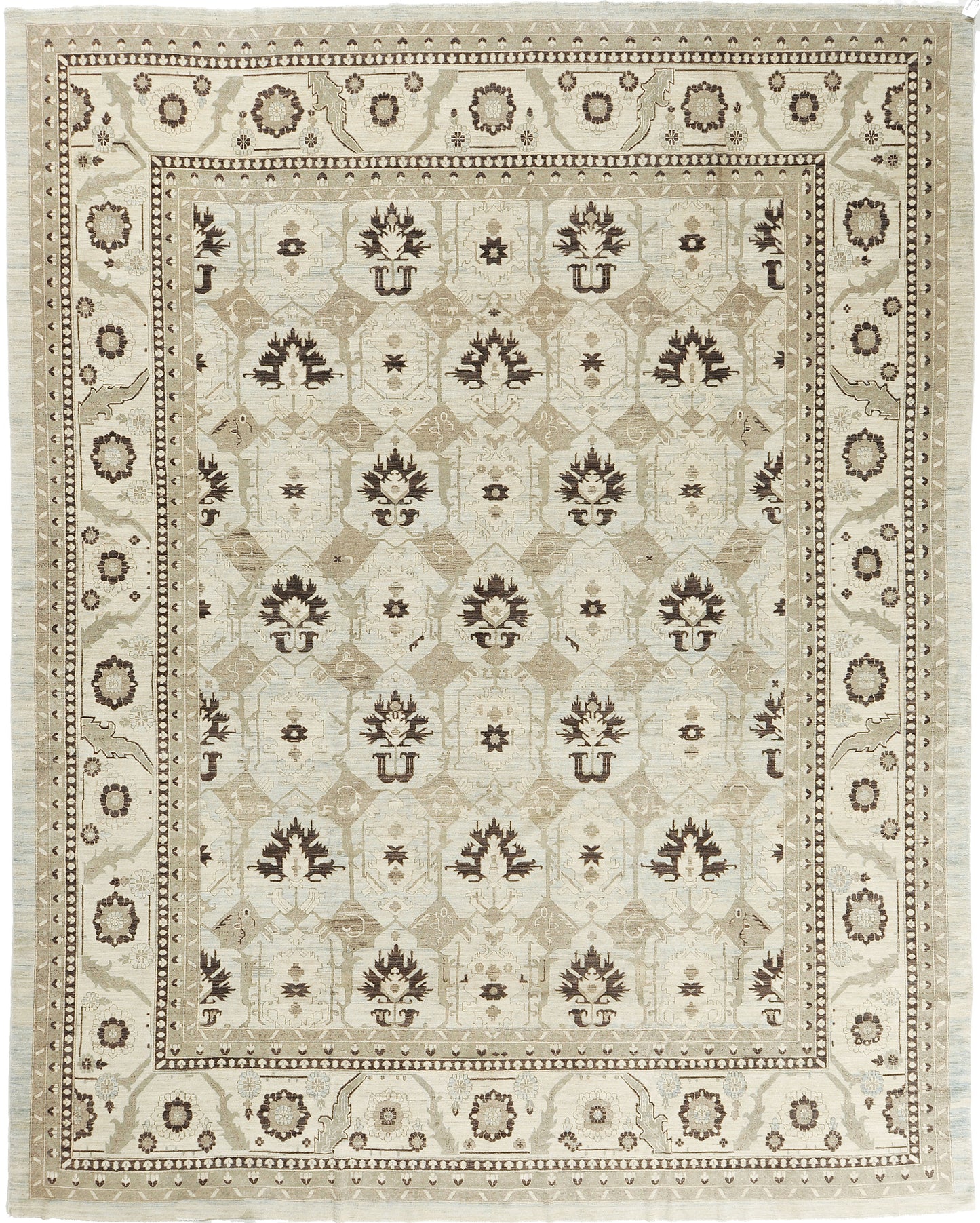 Vintage Style Bakhshaish Design Rug D5415