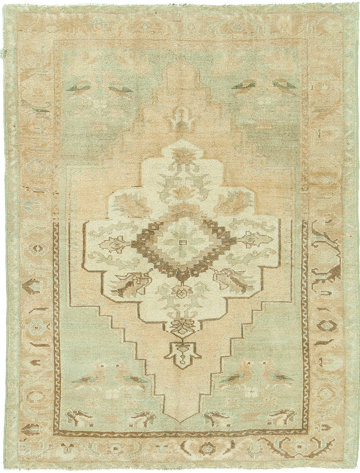 Vintage Turkish Anatolian Rug - hand-knotted in Turkey - one-of-a-kind handmade area rug [#8]