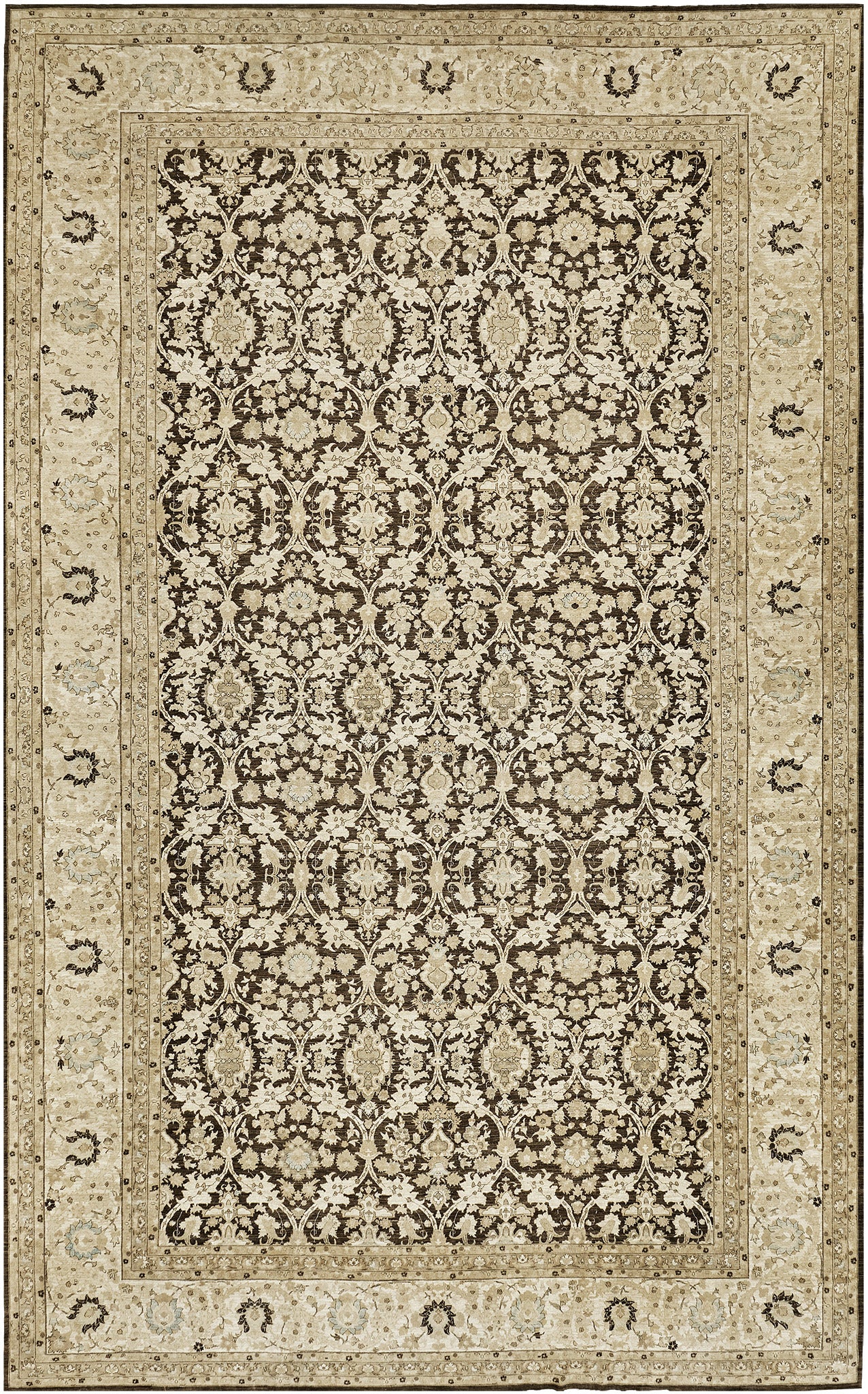 Vintage Style Tabriz Allover Design D5297