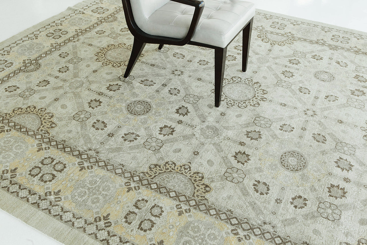 Vintage Style Arts and Crafts Rug D5381