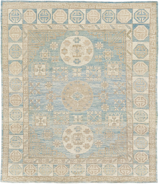 Vintage Style Khotan Revival Rug