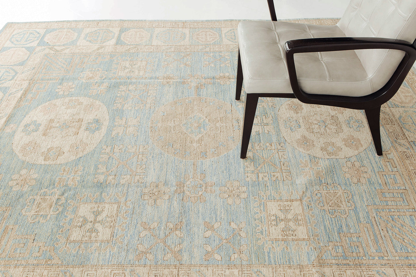 Vintage Style Khotan Revival Rug