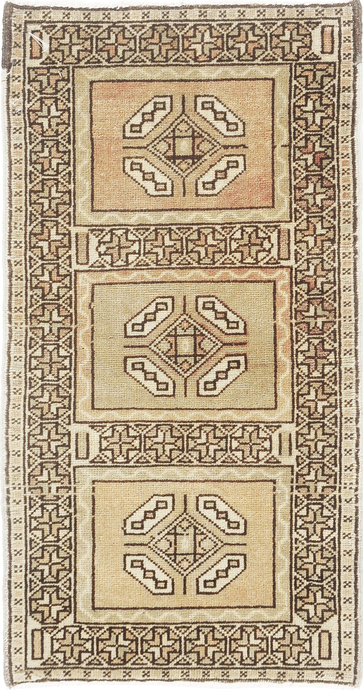 Vintage Turkish Anatolian Rug - hand-knotted in Turkey - one-of-a-kind handmade area rug [#93]