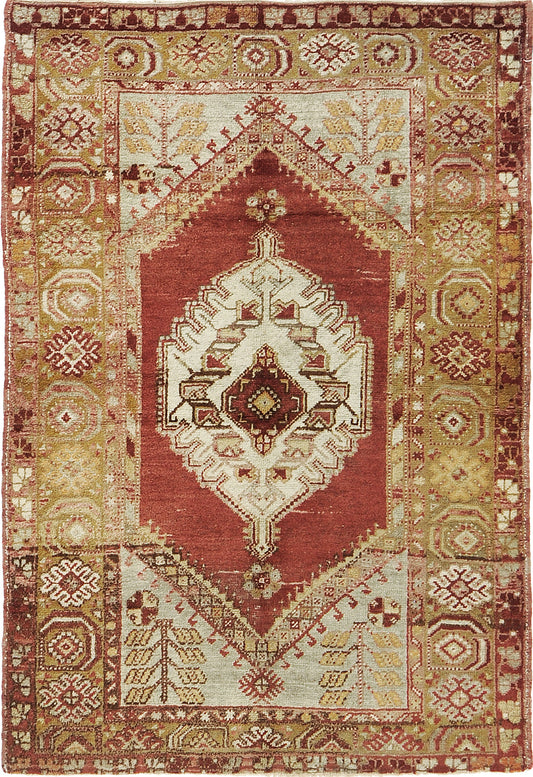 Vintage Turkish Anatolian Rug