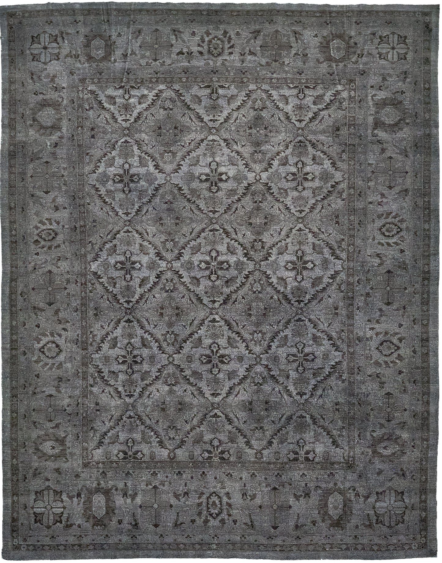 Vintage Style Mahal Panel Design Rug