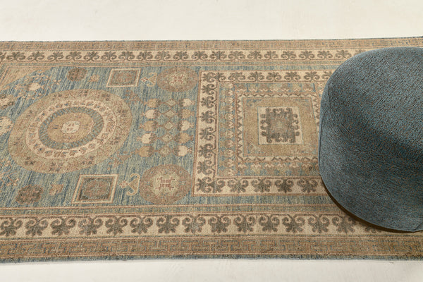 18th Century Khotan Design Revival - 18th-century, East Turkestan Khotan - styled in room setting (2)