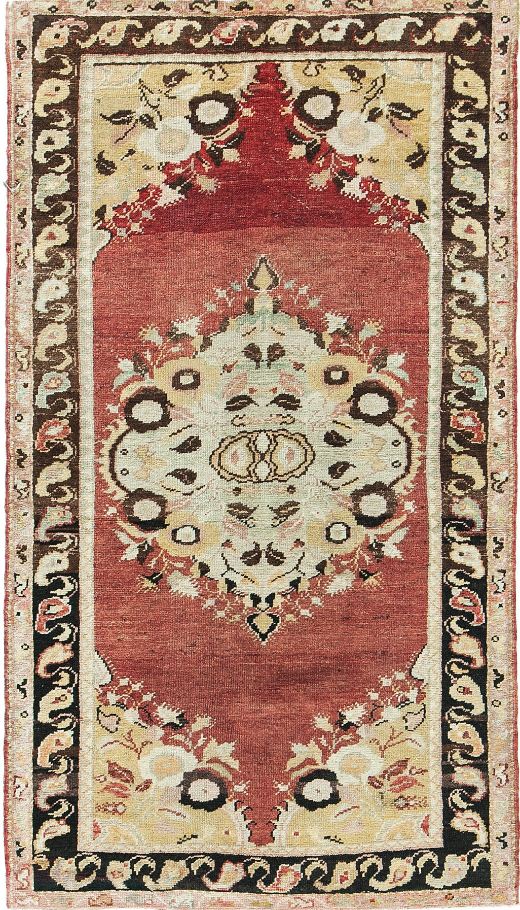 Vintage Turkish Anatolian Rug - hand-knotted in Turkey - one-of-a-kind handmade area rug [#9]