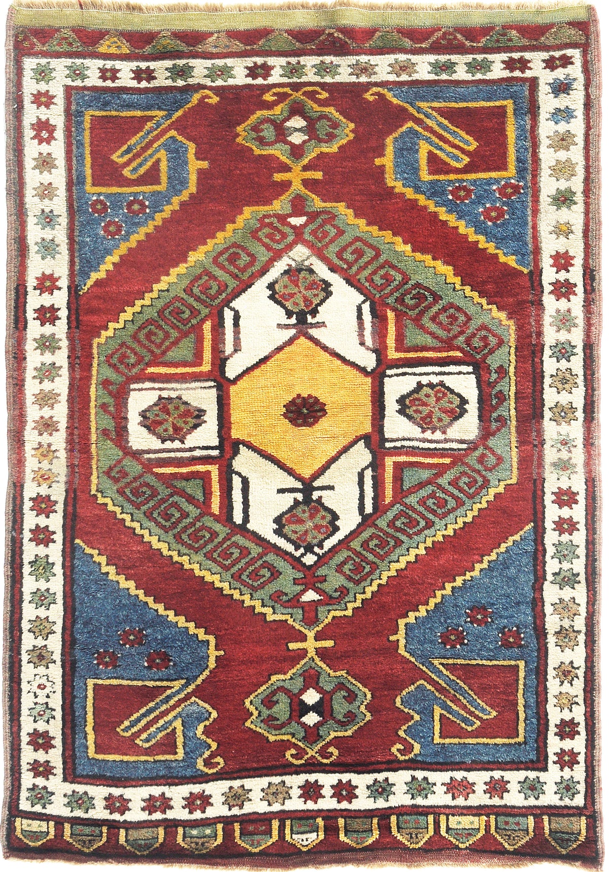 Vintage Turkish Anatolian Rug - hand-knotted in Turkey - one-of-a-kind handmade area rug [#85]