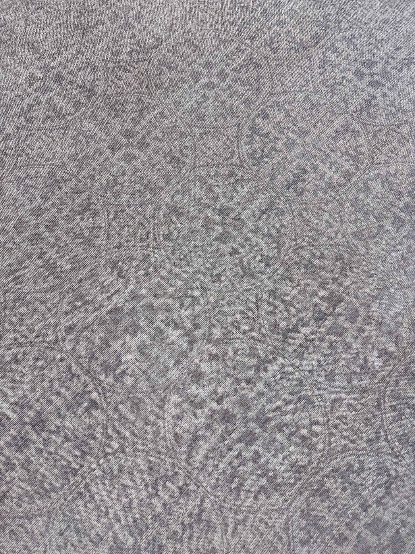 Vintage Style Arts and Crafts Design Rug - close-up of weave texture and pile [#4]