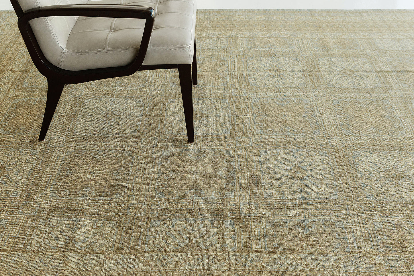 Vintage Style 18th Century Khotan Revival Rug