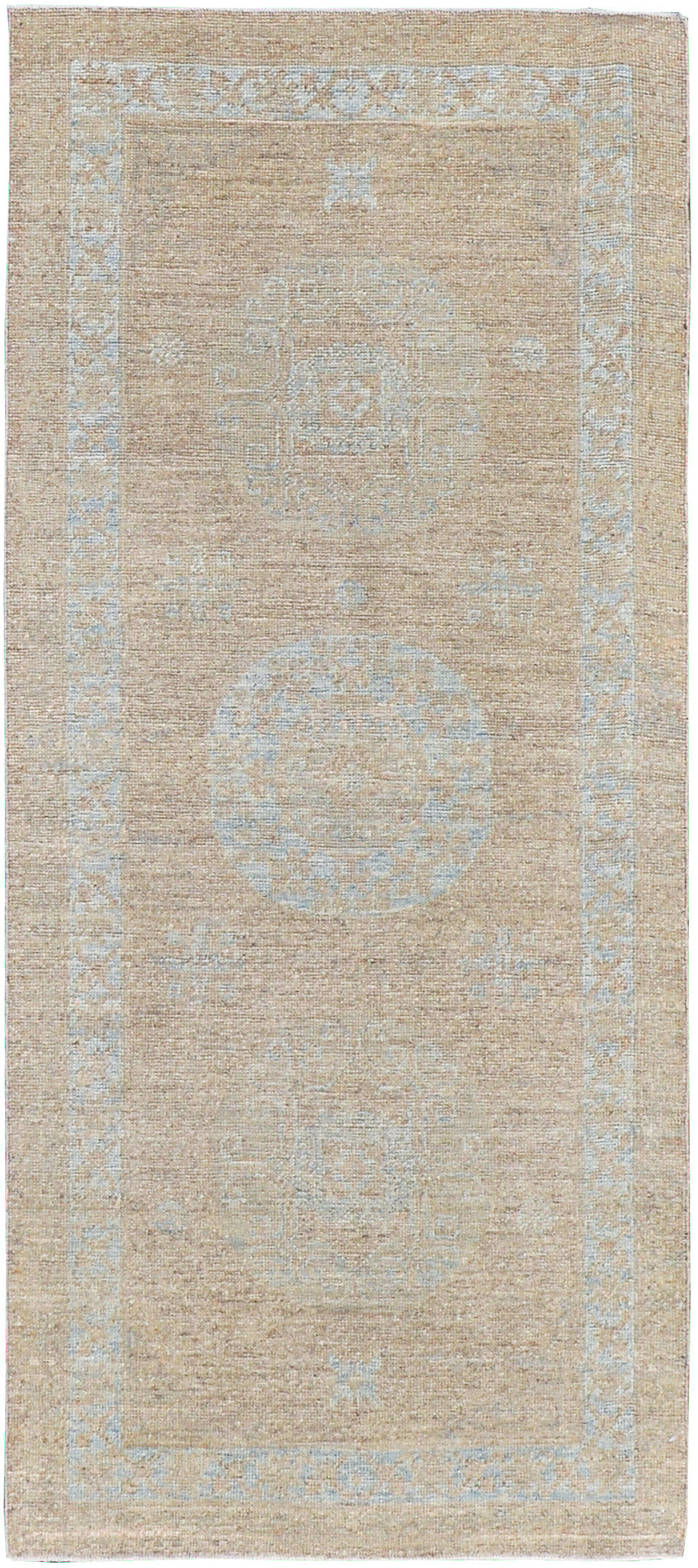 18th Century Khotan Design Revival Runner - 18th-century, East Turkestan Khotan - one-of-a-kind handmade area rug [#7]