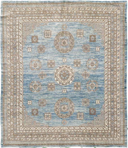 Vintage Style Khotan Design Rug