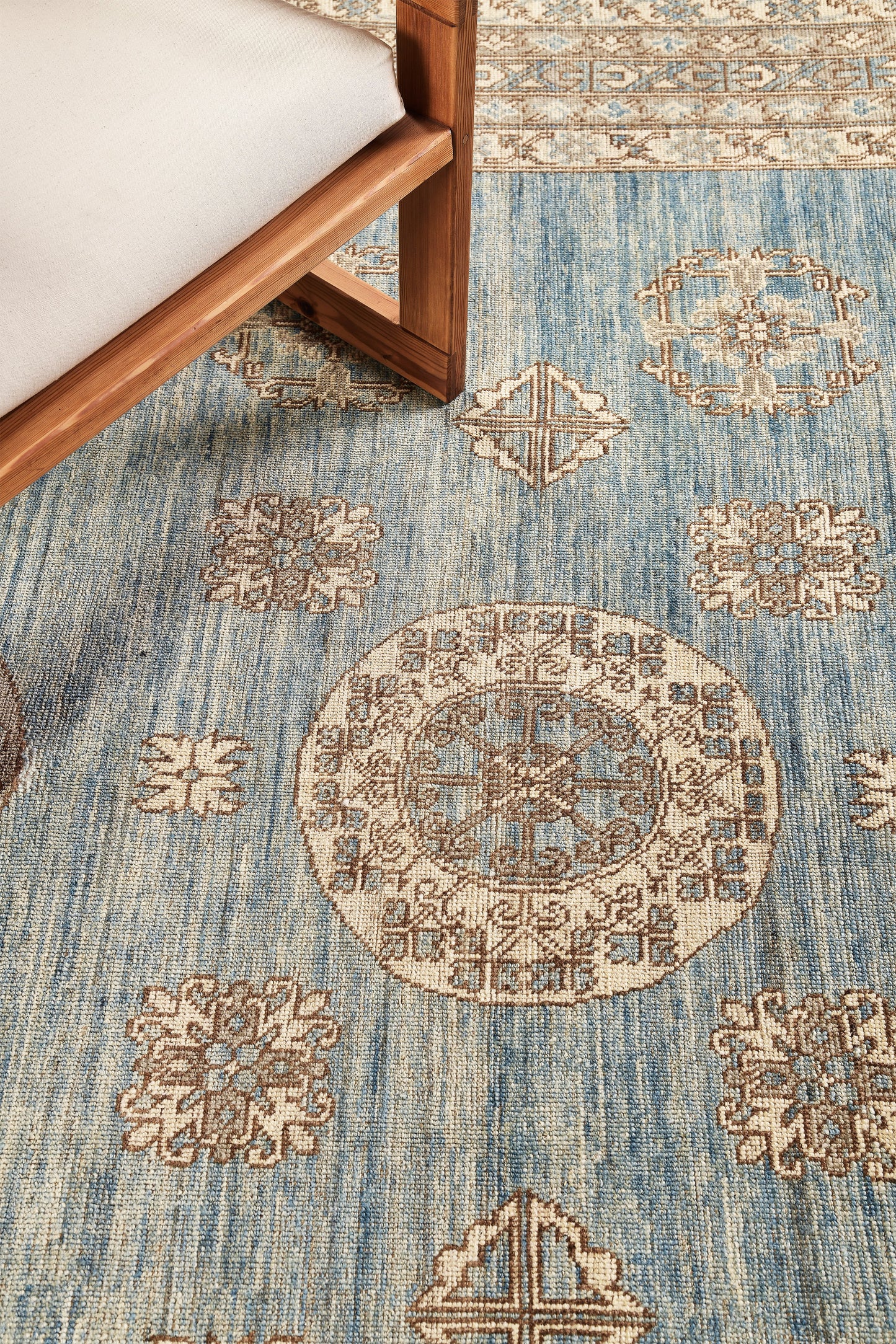 Vintage Style Khotan Design Rug